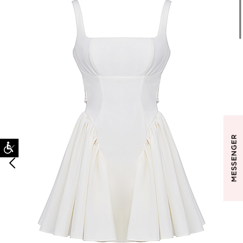 House of CB Florianne Bow Back Mini Dress